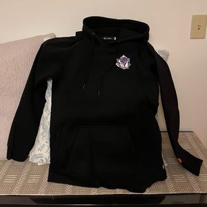 Womens CG Habitats Hoodie - Size L. Front pocket zips on both sides.